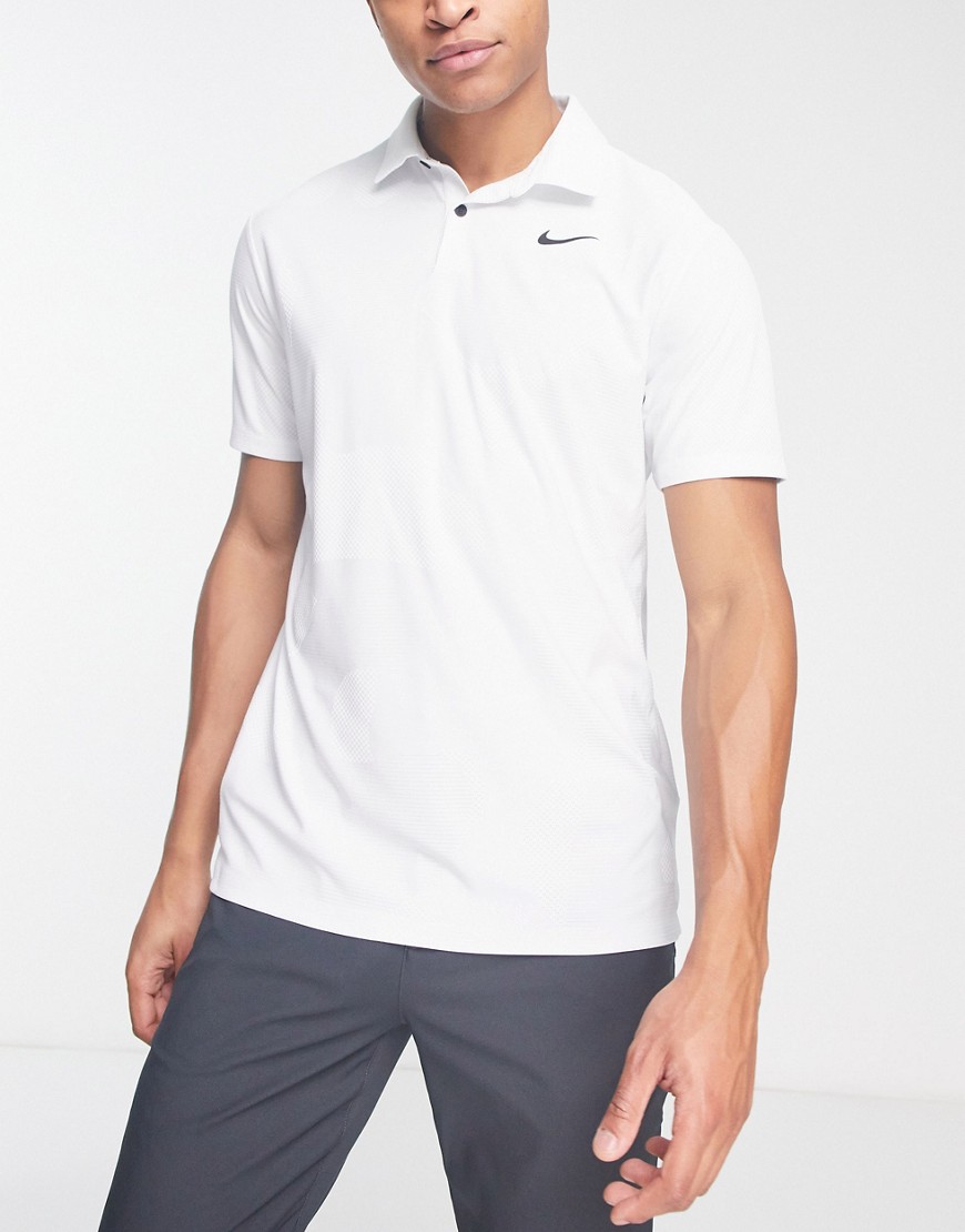 Nike Golf Tour camo polo short in white