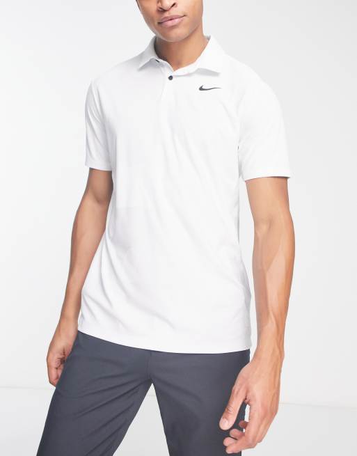 Nike white shop golf polo