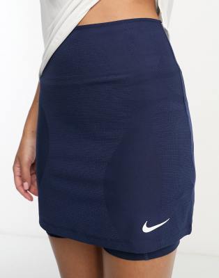 NIKE TOUR DRI-FIT SKIRT IN NAVY