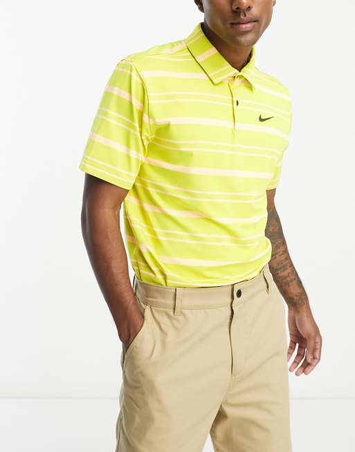Nike Golf Tour stripe polo short in green