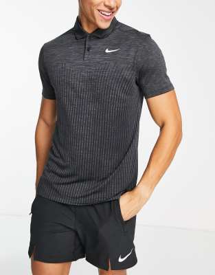 Nike Golf Nike Golf Vapor Dri-FIT ADV jacquard polo in black