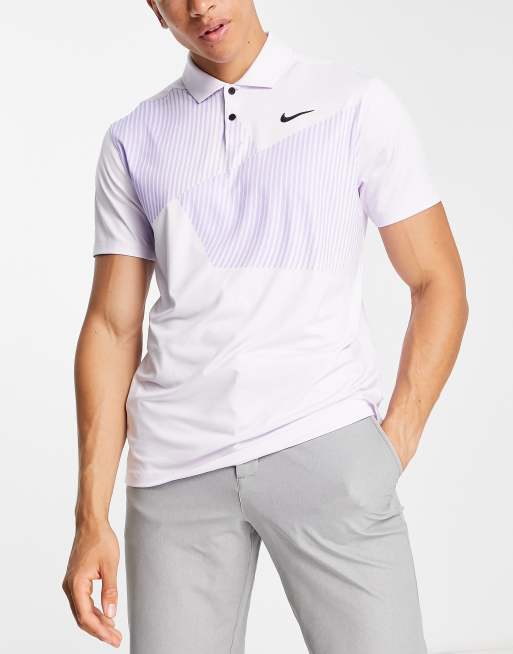 lilac golf shirt