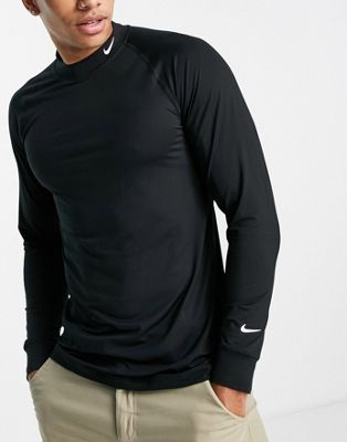 Homme Nike - Golf Vapor Dri-FIT - T-shirt de sous-vêtement à col montant - Noir