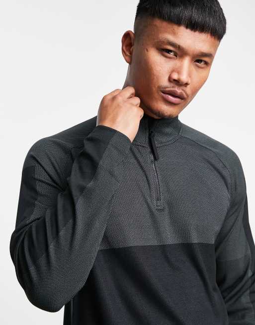 Nike Golf Vapor half zip top in black ASOS