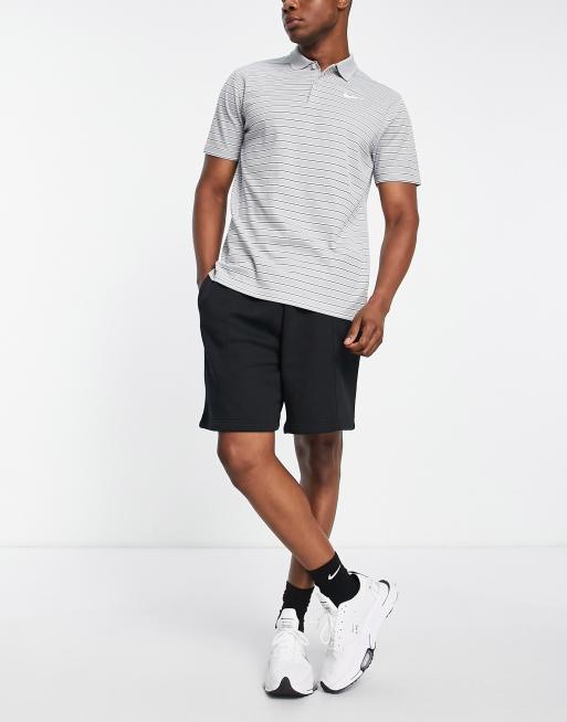 Nike - Golf - Victory - Dri-FIT - Gestreepte polo in grijs