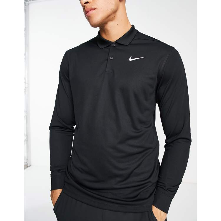 Nike Dri-FIT Victory Long-Sleeve Golf Polo