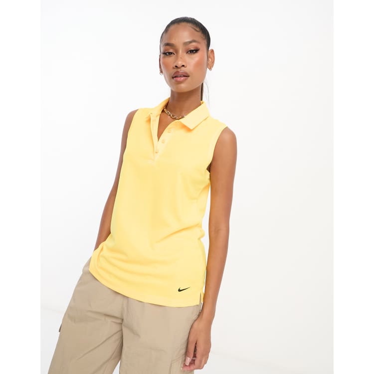 Polo nike cheap jaune