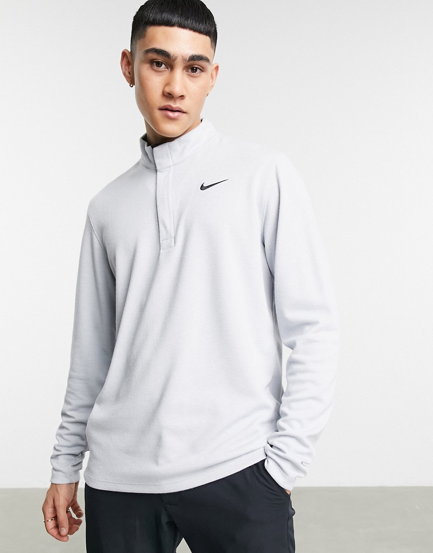 Nike Golf Victory half zip top in grey