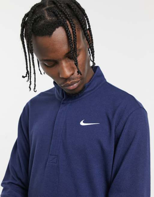 Nike Golf Victory half zip top in navy