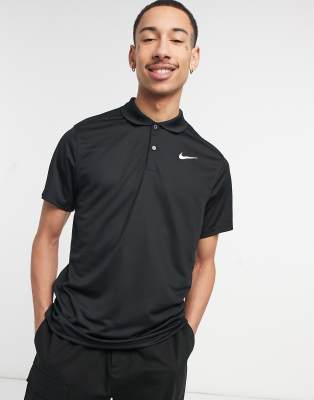 Nike Golf Nike Golf Victory logo polo shirt in black
