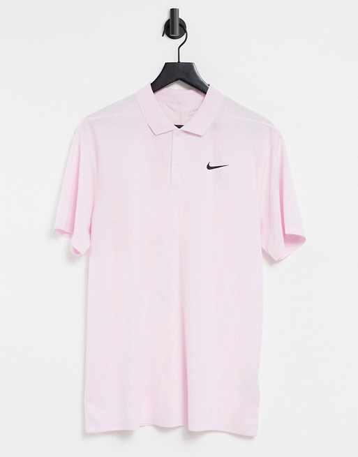 Nike Golf Victory logo polo shirt in pink