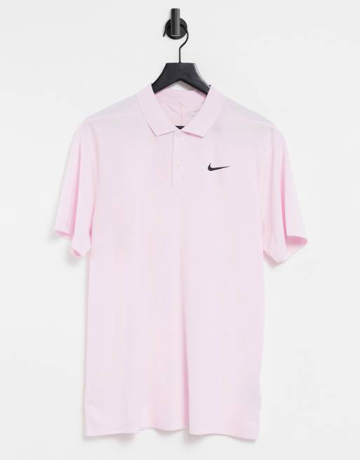 nike golf shirt pink