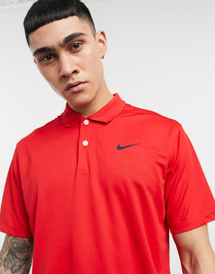 nike red golf top