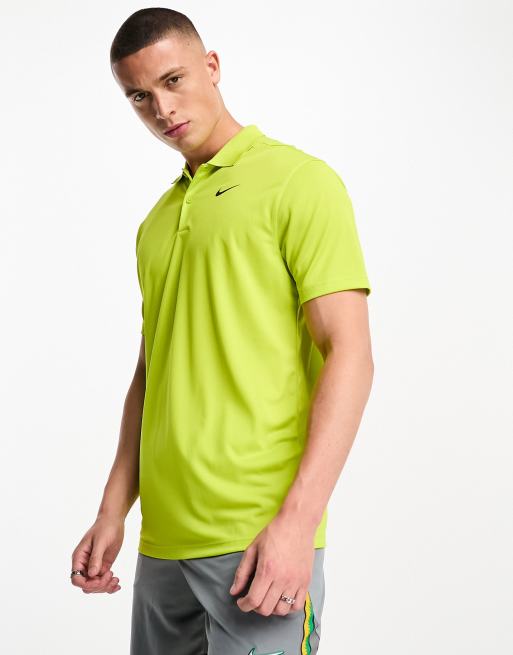 Lime green shop nike golf shirt