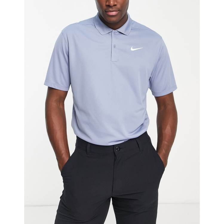 nike golf polo blue