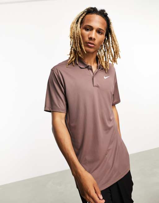 Maroon nike clearance polo