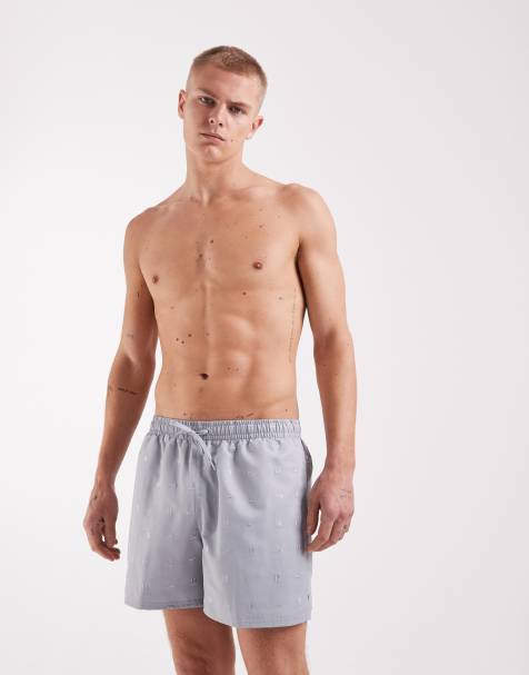 Nike - Grå 5-tommer-badeshorts med fuldt for i volley-stil - view 1