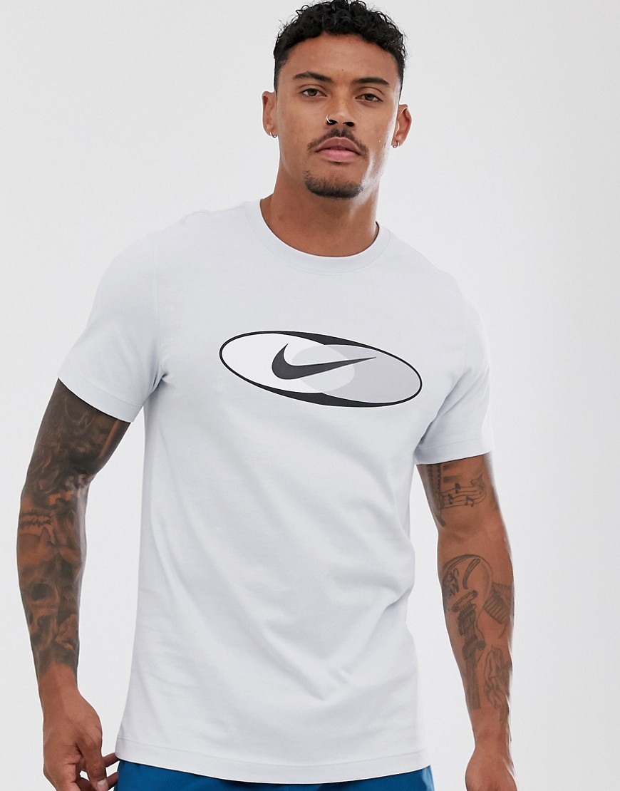 Nike – Grå t-shirt med Re-Issue-logga