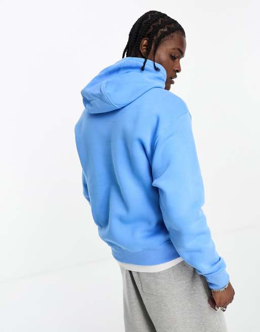 Light blue fuzzy clearance hoodie