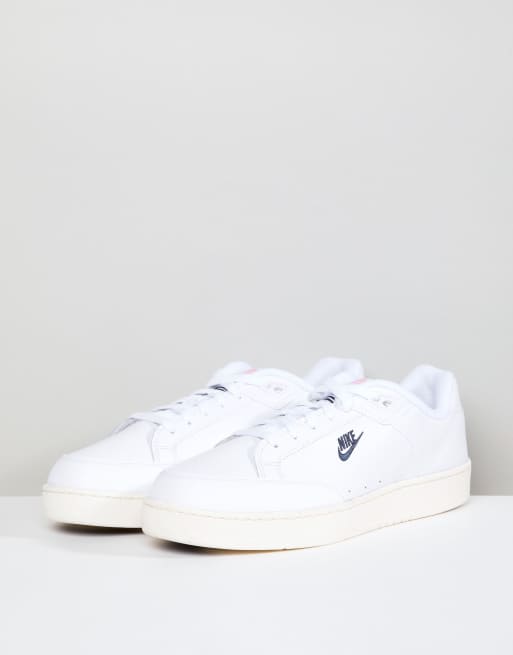 Nike white grandstand ii hot sale trainers