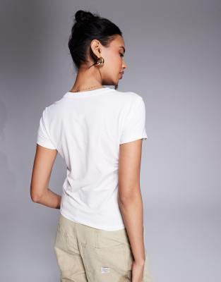 Nike Graphic Camo Print T-shirt In White