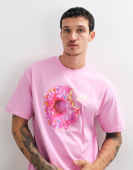Nike graphic donut t-shirt in pink, 2 of 5