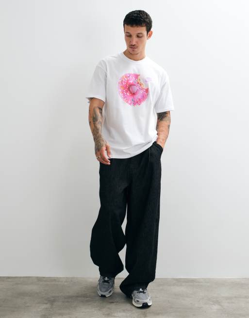 Nike graphic donut t-shirt in white, 5 of 9