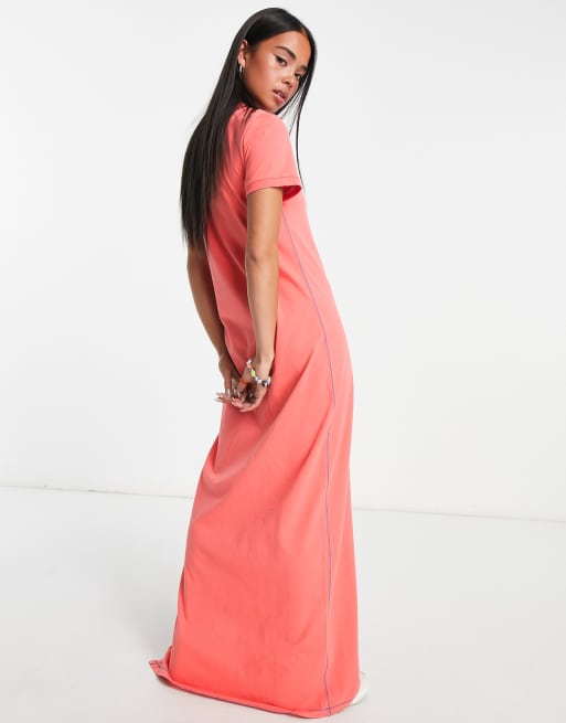 Nike Graphic maxi dress in pink | ASOS