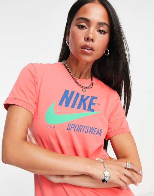 Nike Graphic maxi dress in pink | ASOS