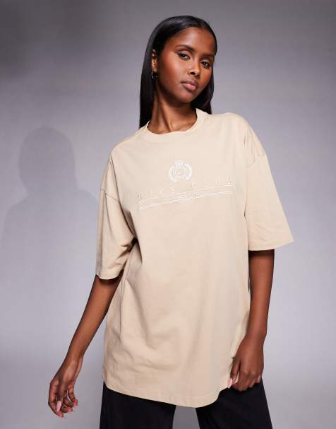 Nike graphic print t-shirt in brown - view 1