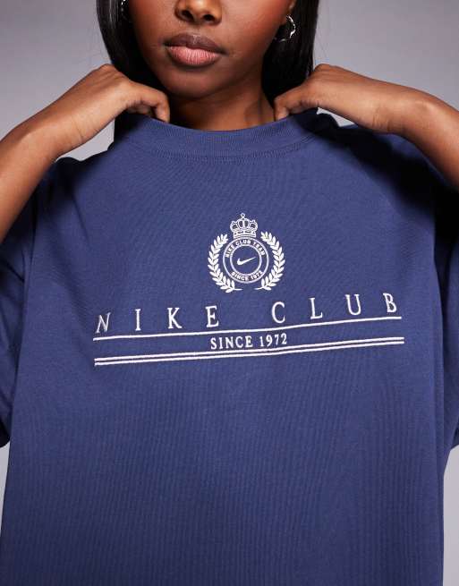 Nike graphic print t-shirt in navy, 4 of 4