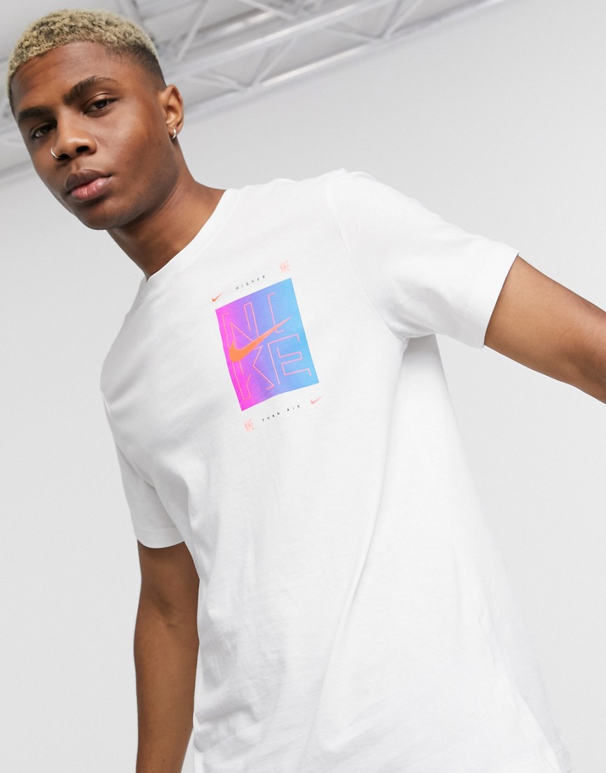 Nike graphic print t-shirt in white