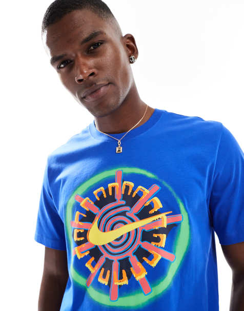 Nike graphic t-shirt in blue - view 1