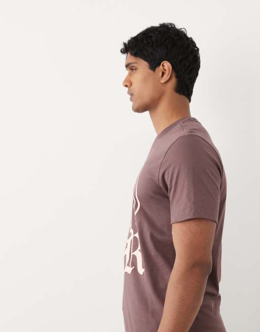 Nike graphic t-shirt in brown, 3 of 5