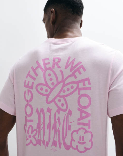 Nike graphic T-shirt in pink - view 1