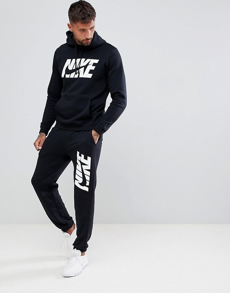 Nike Graphic Tracksuit Set In Black AR1341-010