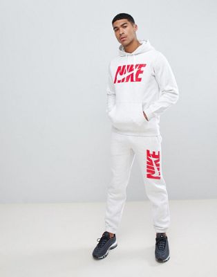 Nike Graphic Tracksuit Set In White AR1341-051 | ASOS