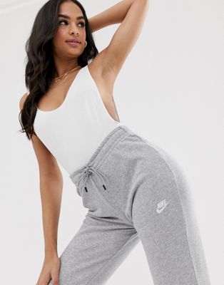 Nike gray essentials slim sweatpants | ASOS