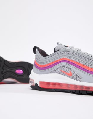 nike air max 97 grey pink purple