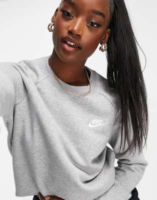 nike sweatshirt grey womens