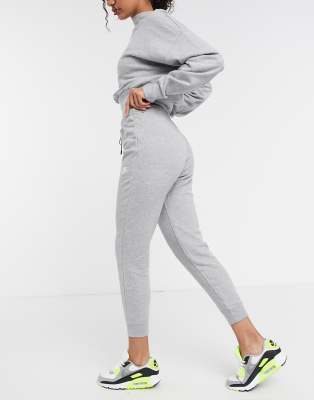 nike grey slim fit tracksuit