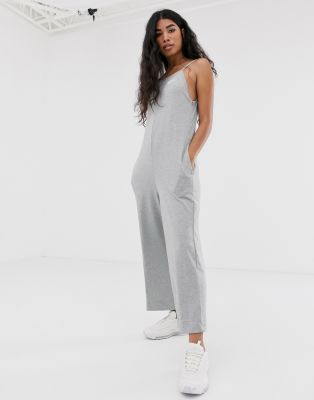 nike jumpsuit grey