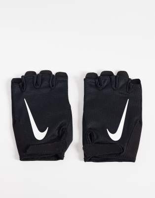 Nike - Gym Essential 2.0 - Fingerlose Handschuhe in Schwarz und Weiß