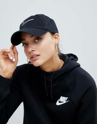 Nike H86 Adjustable Washed Cap In Black