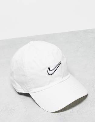 Nike H86 Futura Swoosh Wash Cap In White In White