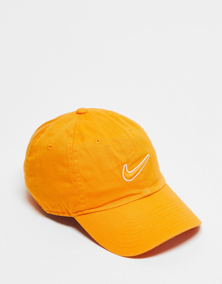 Nike H86 Futura Swoosh washed cap in yellow