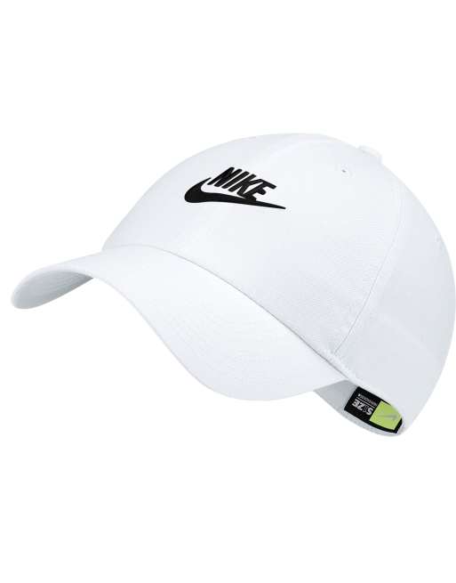 Nike - H86 Futura vasket kasket i hvid/sort