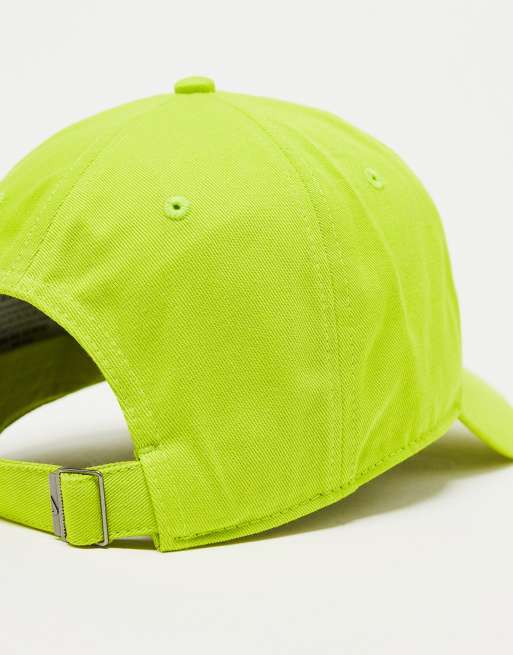 Neon green 2024 nike hat