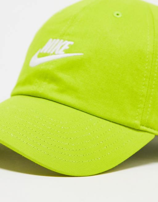 Nike neon green hat online