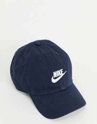 NIKE H86 FUTURA WASHED ADJUSTABLE CAP IN NAVY-BLUE